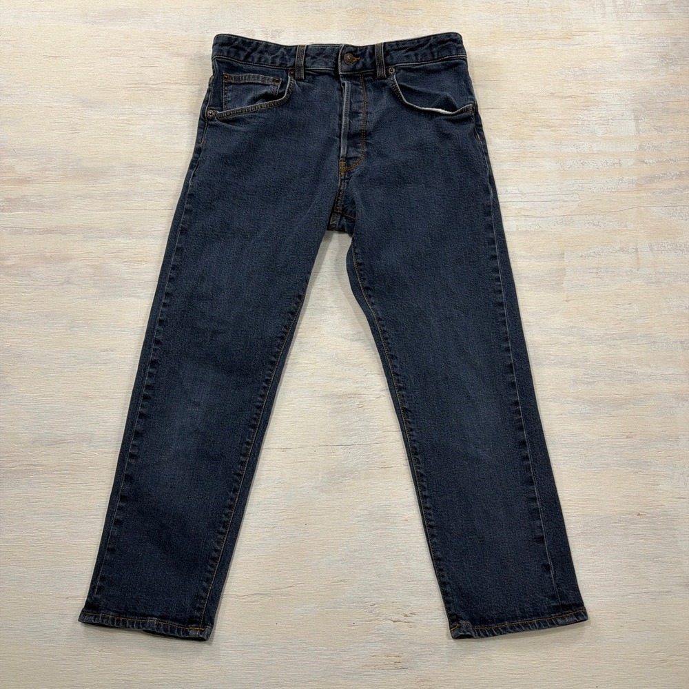6397 Jeans NP029 SEL Size 28 Dark Rinse Straight Leg Made in Italy Women